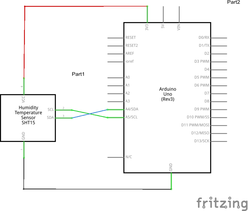 SHT21 schematic